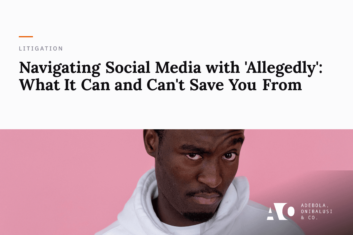 Navigating Social Media with 'Allegedly': What It Can and Can't Save You From